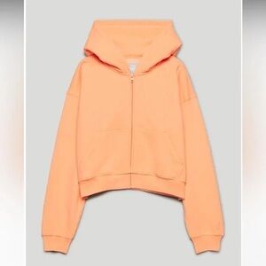 TNA Cozy Orange Fleece Hoodie